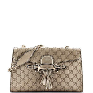 Emily Chain Flap Bag Guccissima Leather #252701G11B